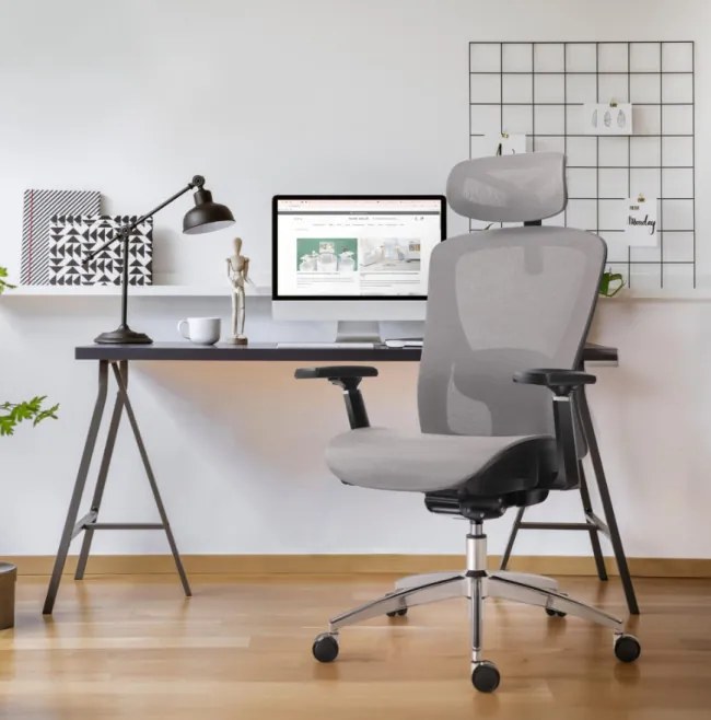 Kancelárska stolička Expert 5.3 Grey Mesh