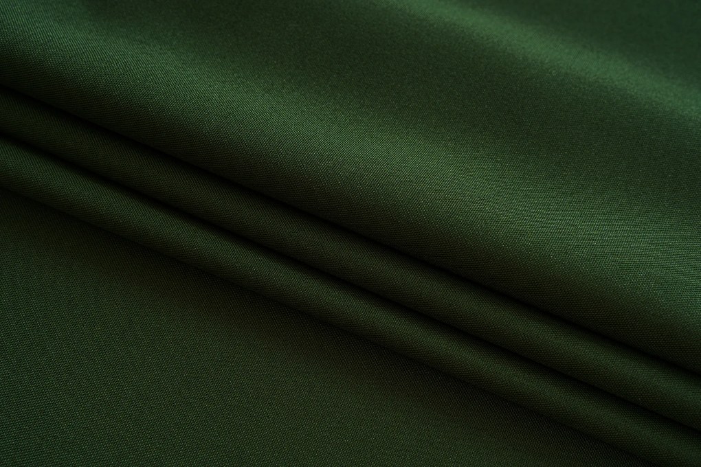 Tmavozelený záves OXFORD 140x250 cm Zavesenie: Kovové krúžky