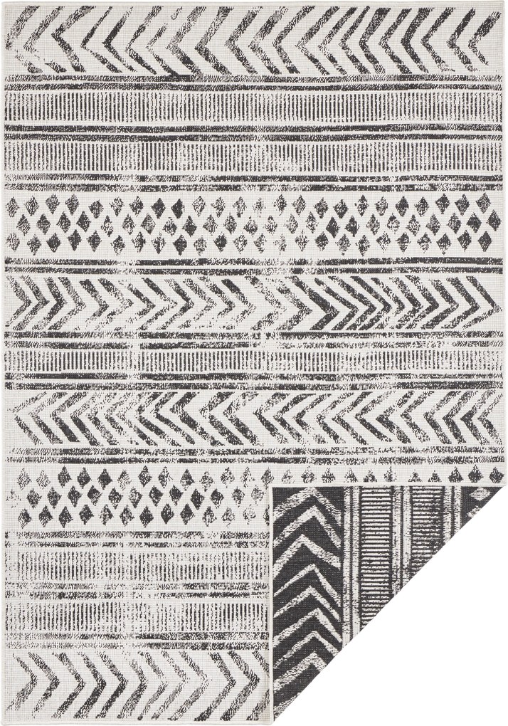 Bougari - Hanse Home koberce Kusový koberec Twin Supreme 103860 Black/Cream - 200x290 cm