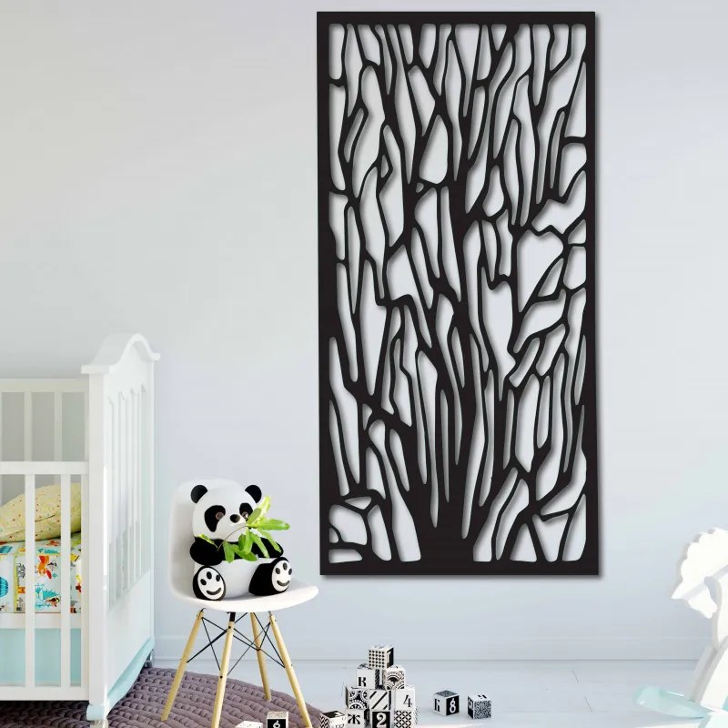 Vyrezávaný Drevený obraz na stenu z preglejky I 3D HODINY PR0262 HEU+