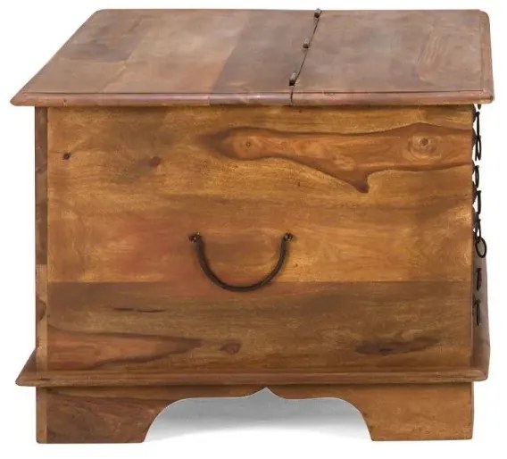 furniture-nabytek.cz - Masivní konferenční stolek Merlin II z palisandru, lakovaný, hnědý – 110×60×45 cm