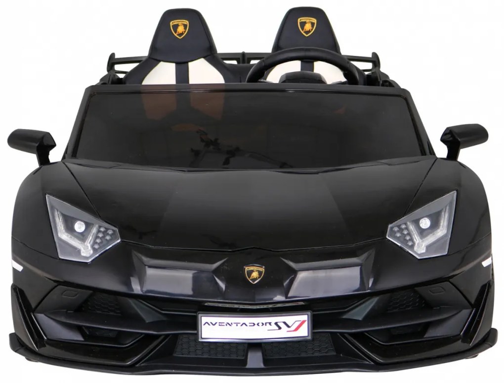 Lamborghini SVJ DRIFT pre 2 deti Black + funkcia Drift + Diaľkové ovládanie + MP3 LED + Free Start