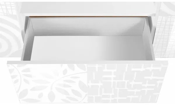 Televízny stolík ARIA biely