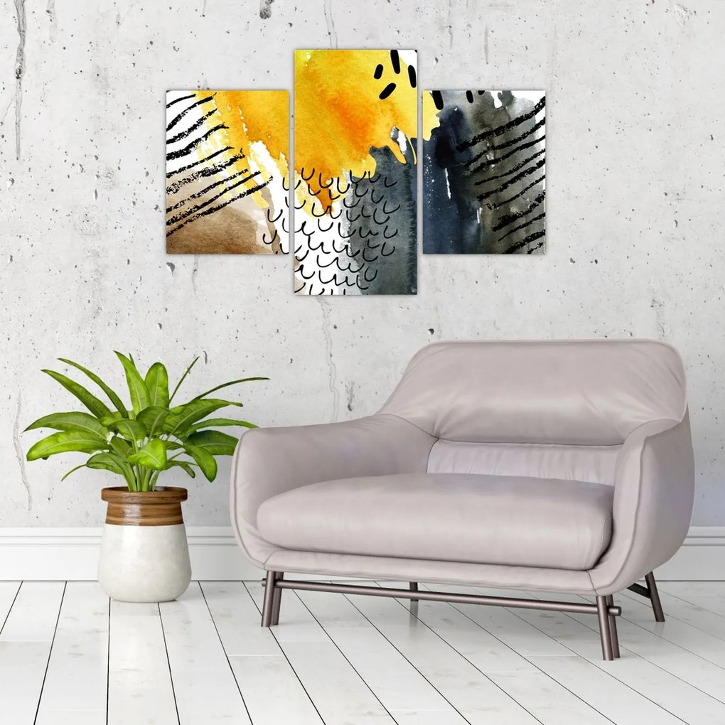 Obraz - Abstraktný akvarel (90x60 cm)
