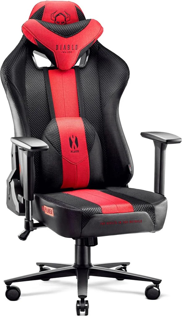 Diablo Chairs - Herné kreslo Diablo X-Player 2.0 King: Karmínovo-antracitová