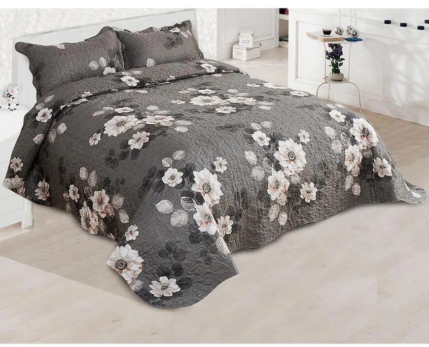 Prikrývka na posteľ Izabella SH250201 220x250 cm + 1 (40x60 cm)