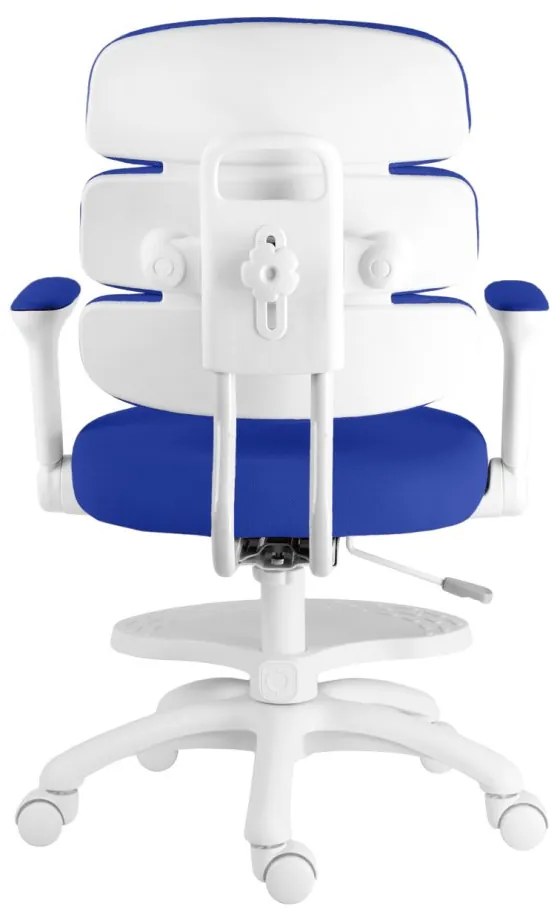 Detská rastúca stolička Neoseat KIDDY THREE — látka, tmavo modrá