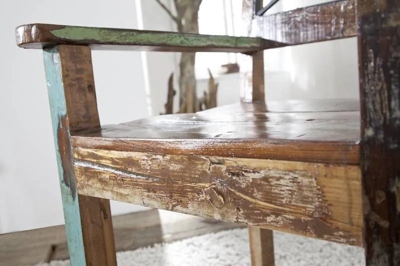 Bighome - OLDTIME Kreslo drevené, staré drevo