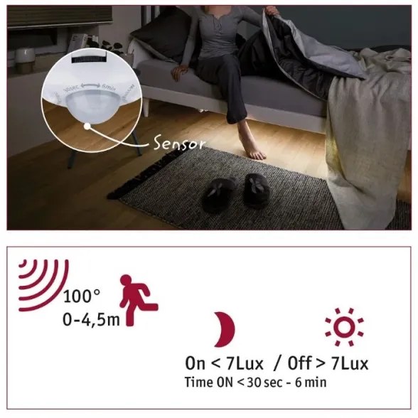 Paulmann 70955 - LED/3W Pásik so senzorom 1m YOURLED 230V