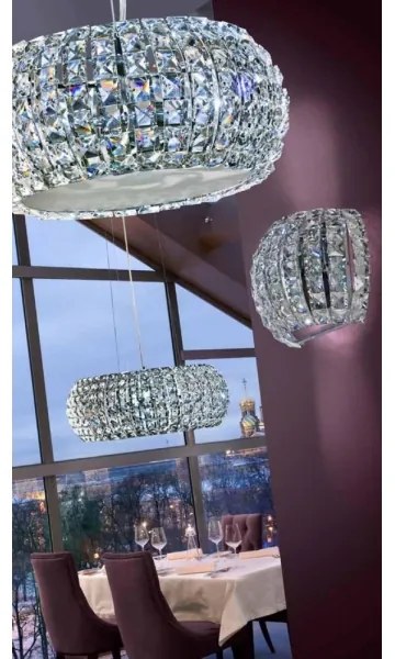 Azzardo AZ2520 - Krištáľové nástenné svietidlo SOPHIA 2xG9/40W/230V