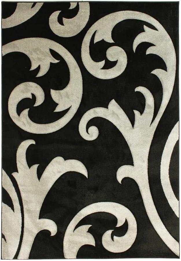 Sivo-čierny koberec Flair Rugs Elude Grey Black, 80 × 150 cm