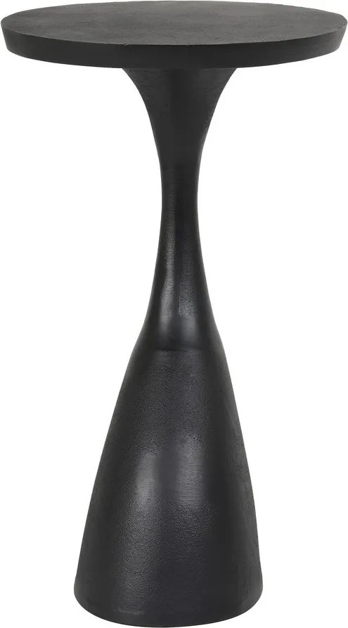 Kovový okrúhly odkladací stolík 33x40 cm Macau - Light &amp; Living