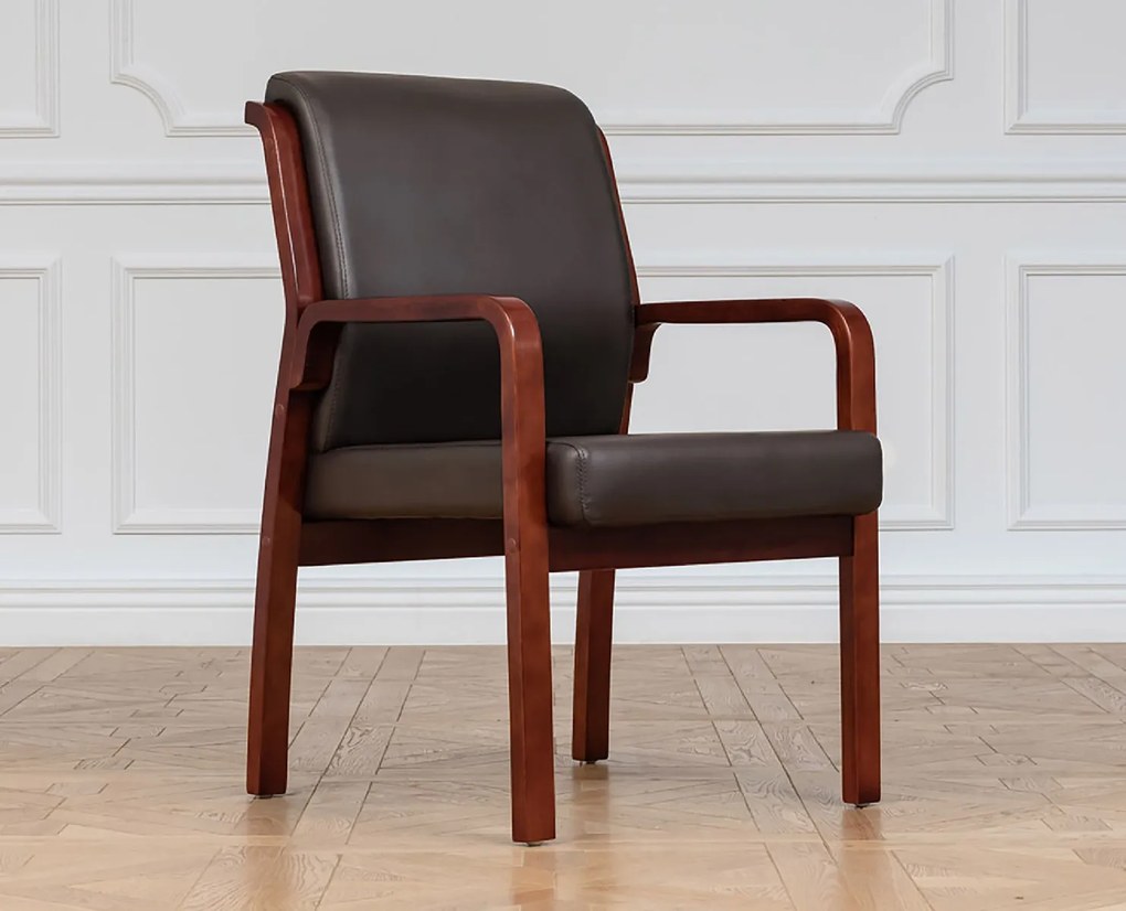 Konferenčné kreslo Meeting, hnedé