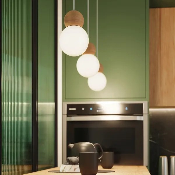 Sollux SL.1390 - Luster na lanku PEKKA 1xG9/8W/230V biela