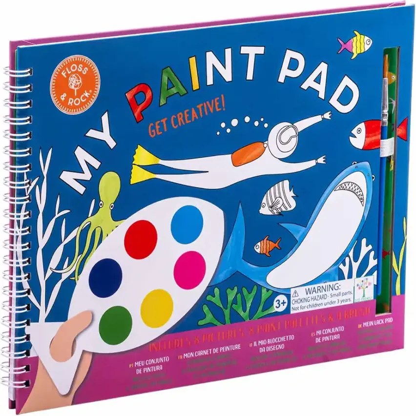 Maľovanie vodou – More | Kreatívny maliarsky zošit pre deti 3+