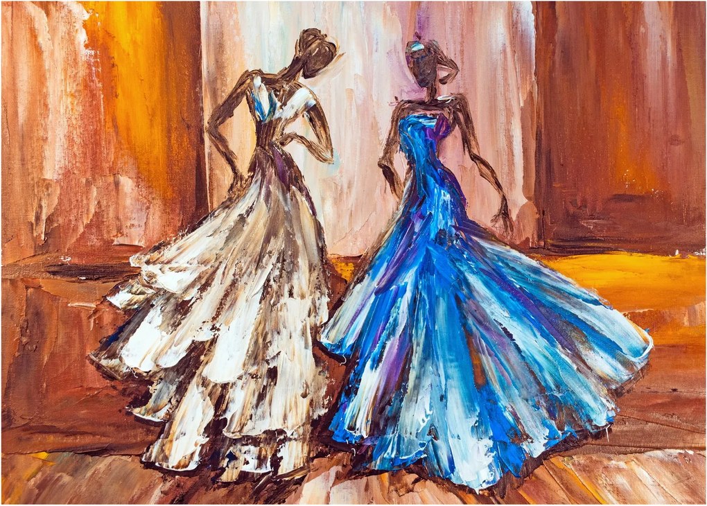Obraz - Tanečnica, olejomaľba (70x50 cm)