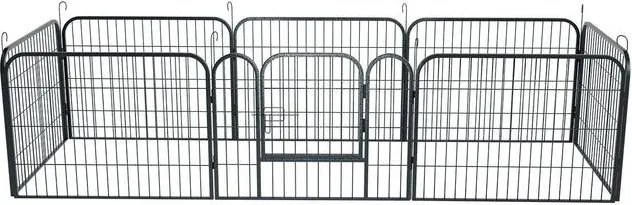 Kovová klietka pre šteniatka a malé zvieratá 80x60 cm,Ø210cm