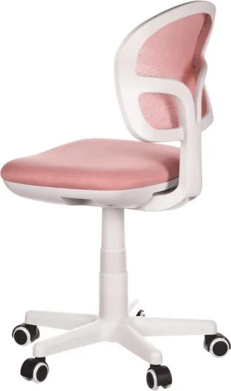 Detská otočná stolička ružová KA-C801 PINK
