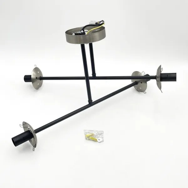 Brilagi - Prisadený luster MALIVA 4xE14/15W/230V matný chróm/dymová