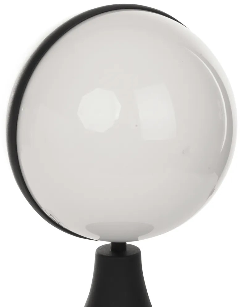 Exteriérová lampa, 1x biele PVC tienidlo