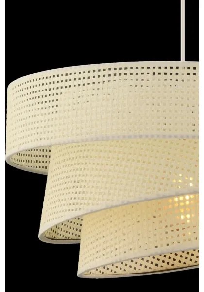 Luster na lanku COUPER 1xE27/60W/230V biela