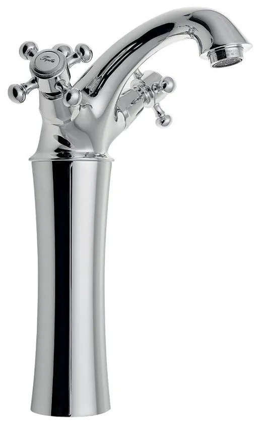 Stojančeková umývadlová batéria v lesklej striebornej farbe Antea – Sapho