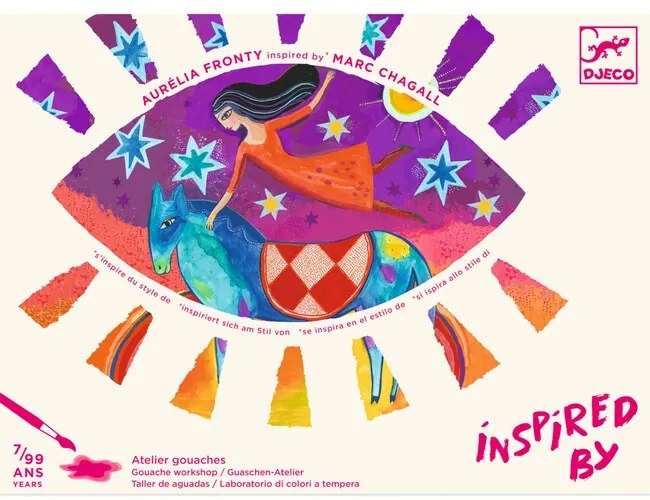 Djeco Kreatívna sada Inspired By Marc Chagall Vo sne