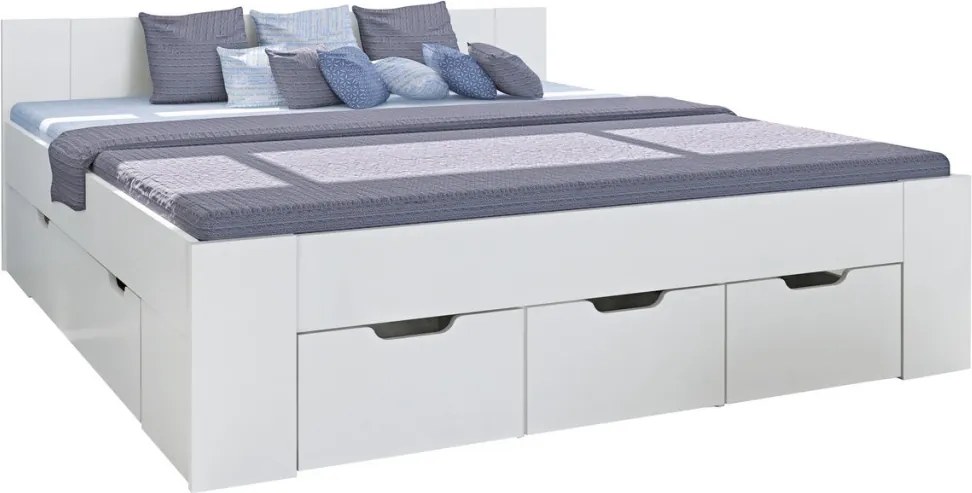 Posteľ Astral 180x200 cm, biela