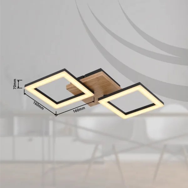 Globo 67280-18 - LED Prisadený luster KERRY LED/18W/230V