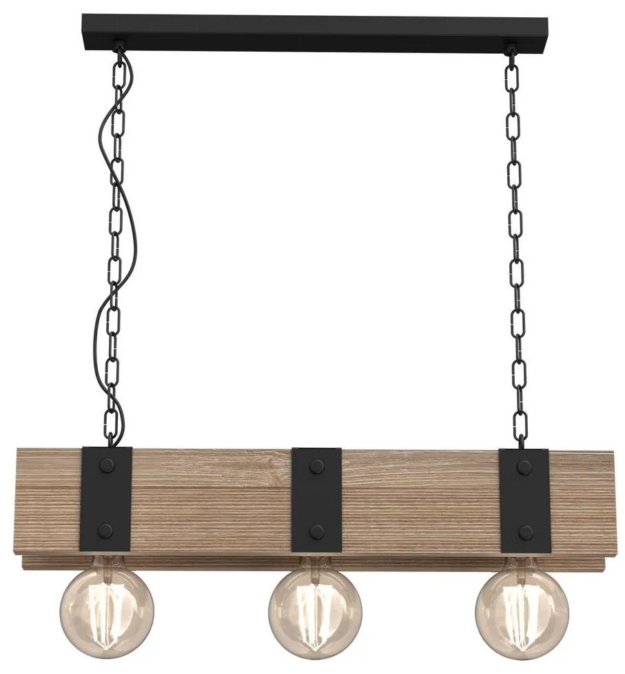 Luster na reťazi SODER 3xE27/60W/230V