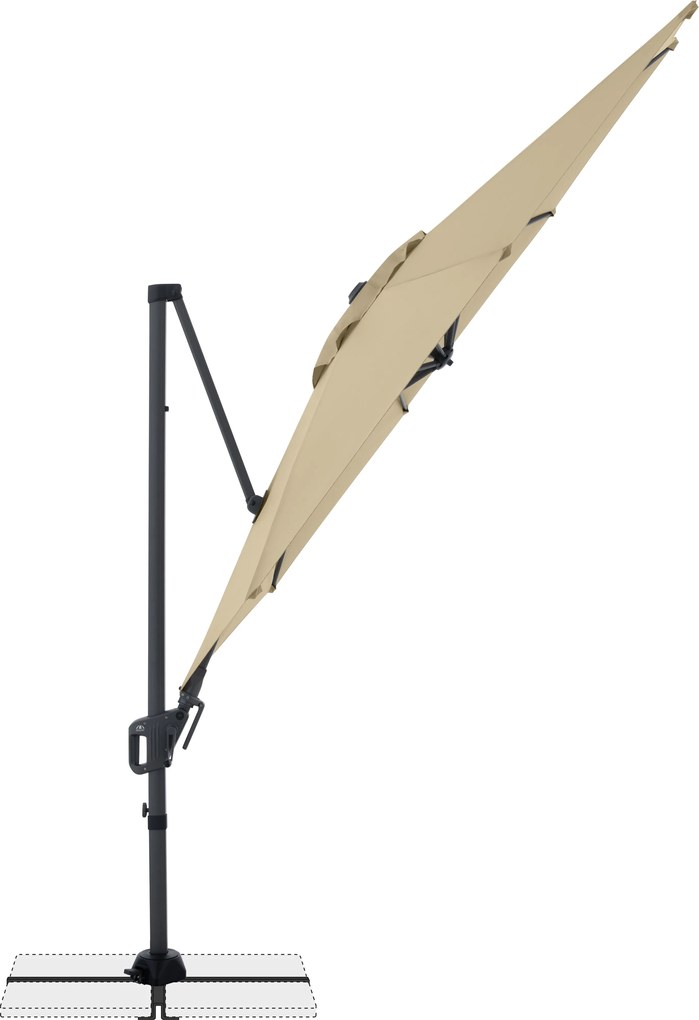 Doppler LIFE 310 cm – záhradný slnečník s bočnou tyčou