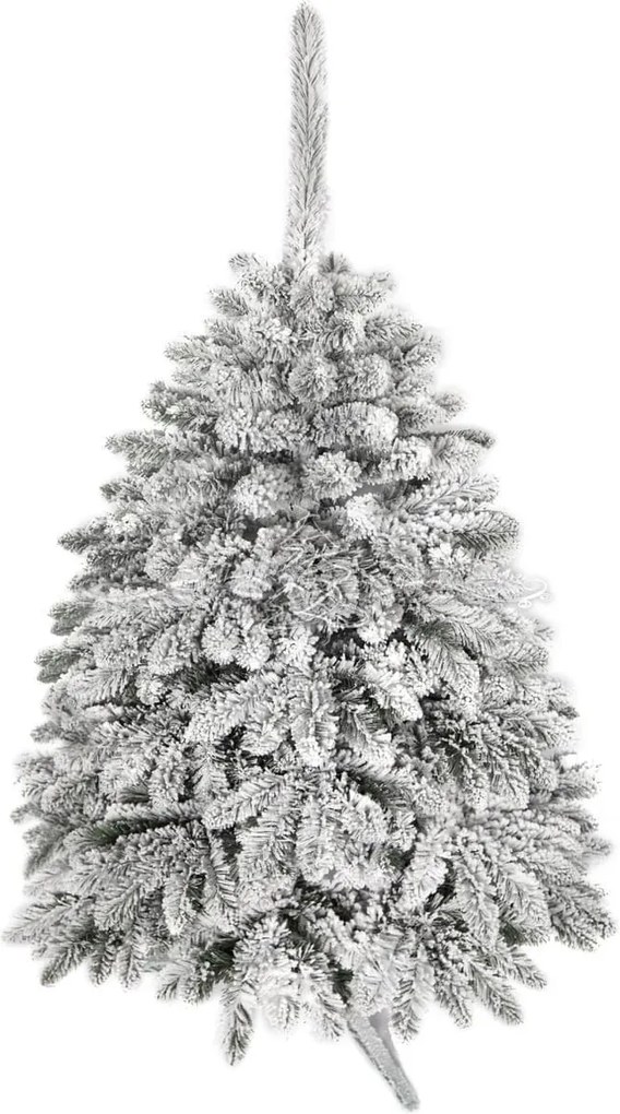 Umelý vianočný stromček Smrek Gold snehom ovinutý 150 cm