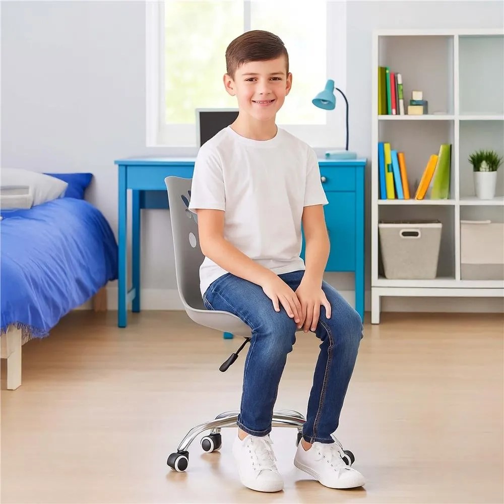 Otočná kancelárska stolička Springos HF0041 - sivá