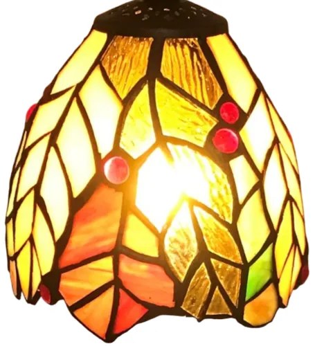 Tiffany tienidlo na lampu FLORA Ø12*12 CM