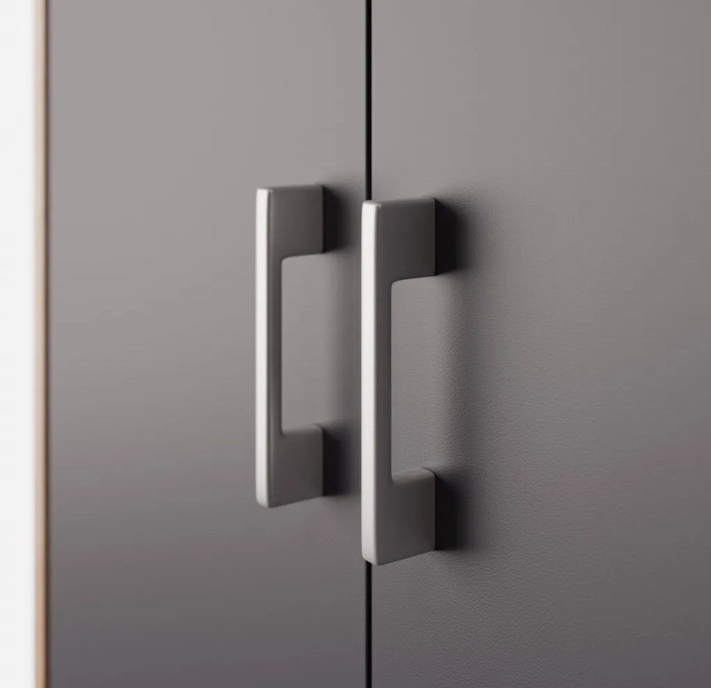 Šatníková skriňa Vincent, dub artisan/antracit