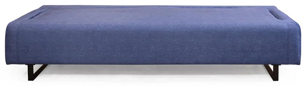 Rozkladacia sedačka s odkladacím stolíkom Vinaya 220 cm modrá