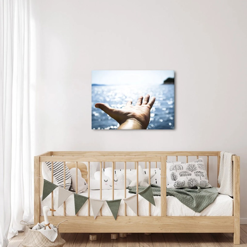 Obraz otvorenej dlane (70x50 cm)