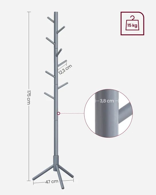 Stojanový vešiak RCR04GY