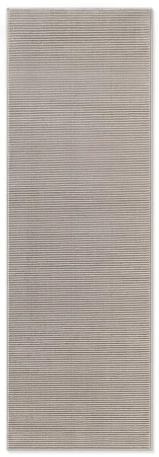 Sivo-krémový behúň 80x240 cm Perles Dolomite – Elle Decoration