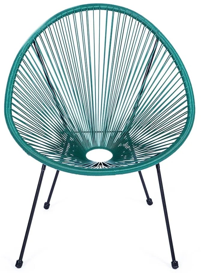 Zelené kovové/plastové záhradné kreslo Avocado Comfort – Bonami Selection