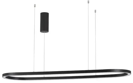 LED luster Cuppe 120 čierne