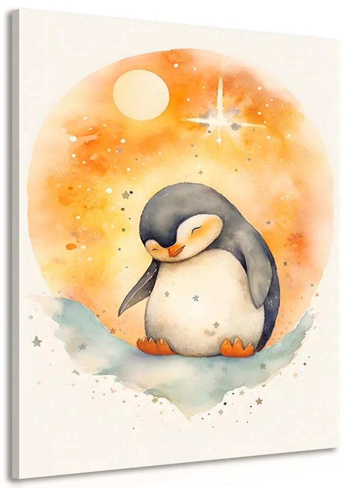 Obraz zasnený tučniačik Varianta: 60x90