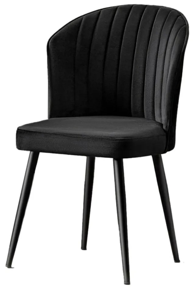 Sada jedálenských stoličiek Rubi Black, 2 ks, 2 ks