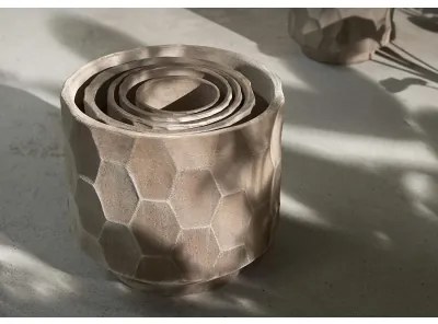Kameninový kvetináč Gro Brown Sand 26,5 cm Kähler