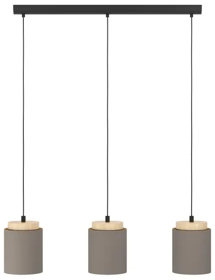 Eglo 99446 - Luster na lanku ALBARIZA 3xE27/40W/230V