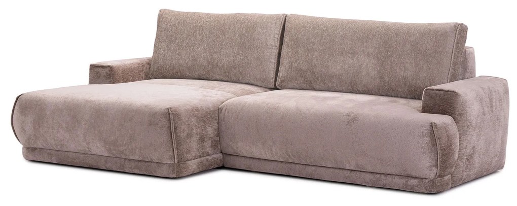 PROXIMA.store - Rohová sedačka plocha spania 138x215 - LATTE TYP ROHU: Ľavý, SKUPINA LÁTOK: Skupina 5
