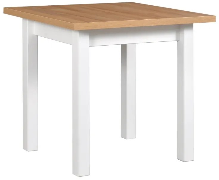 Jedálenský stôl Misha 8 (dub grandson + biela) (pre 4 až 6 osôb). Vlastná spoľahlivá doprava až k Vám domov. 1040811
