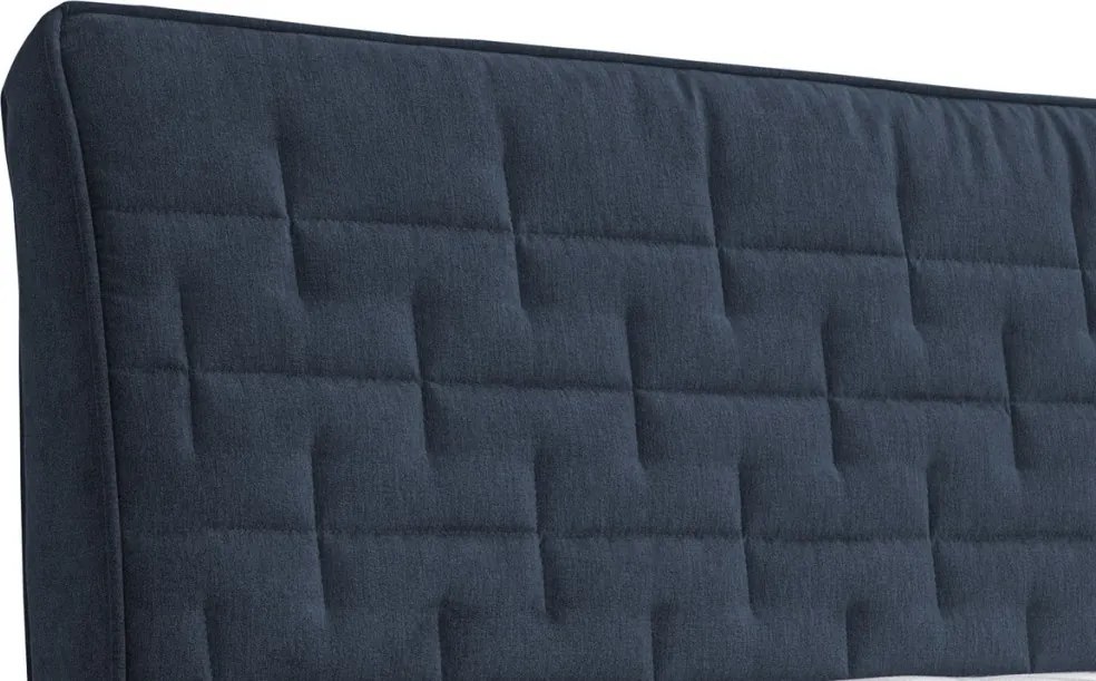 Posteľ Rita 180x200 cm, námornícka modrá látka