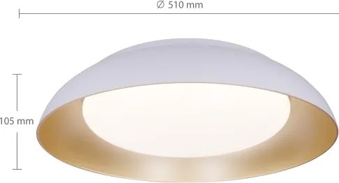 Brilagi -LED Stmievateľné svietidlo ALVA LED/48W/230V 3000-6500K pr. 51 cm biela + diaľkové ovládanie