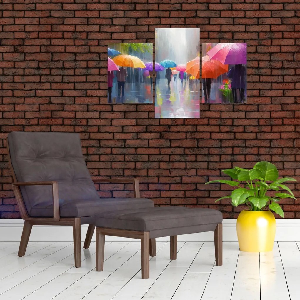 Obraz - Daždivý deň (90x60 cm)